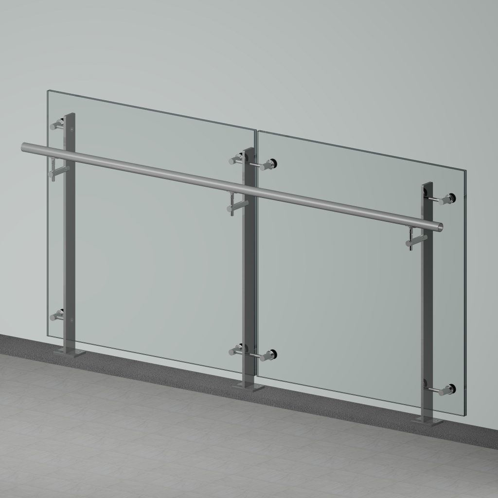 Glass Railing - Landmark Facade