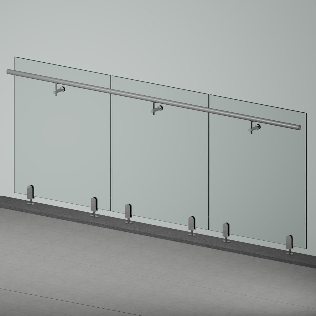 Glass Railing - Landmark Facade