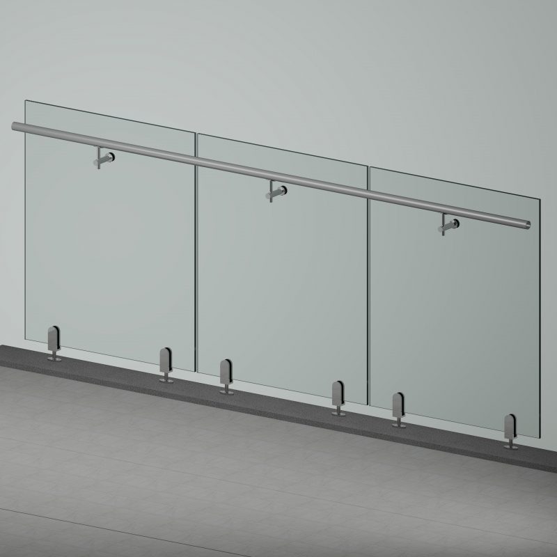 Glass Railing - Landmark Facade