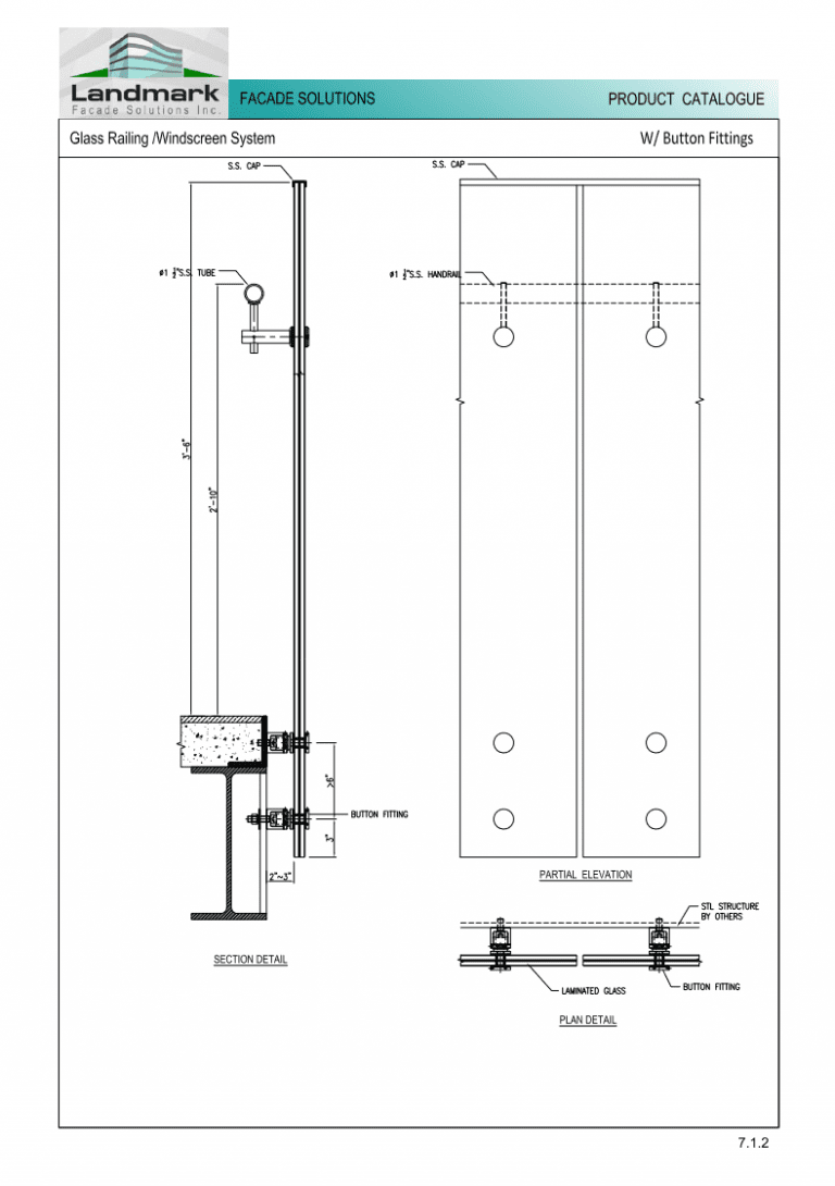 Glass Railing - Landmark Facade